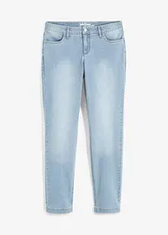 Jean droit taille mi-haute, extensible, bonprix