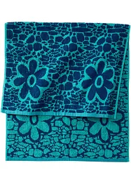 Handtuch mit Jacquard-Blumen Design, bonprix