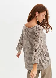 Pull ajouré brillant, bonprix