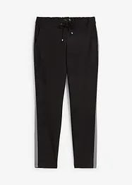 Pantalon à taille extensible avec bandes décoratives, bonprix