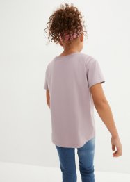 Mädchen T-Shirt aus Bio Baumwolle (3er Pack), bonprix