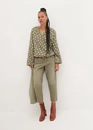 Blouse oversize en gaze de coton légère, bonprix