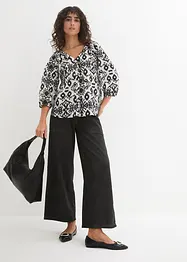 Bedruckte Baumwoll- Bluse, bonprix