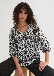 Bedruckte Baumwoll- Bluse, bonprix
