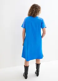Tunika-Kleid mit Taschen aus Leinen-Baumwoll-Mix, bonprix