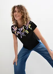 Baumwollshirt, ½ Arm, bonprix