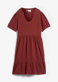 Oversized-Kleid aus Baumwoll-Musselin, bonprix