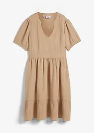 Oversized-Kleid aus Baumwoll-Musselin, bonprix