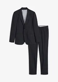 Costume 2 pièces slim en lin majoritaire, bonprix