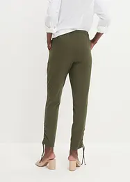 Pantalon en jersey froncé, bonprix