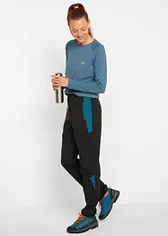 Softshell-Hose, wasserabweisend, gerade geschnitten, bonprix