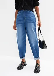 Wide Leg Jeans, High Waist, Bio-Baumwolle, bonprix