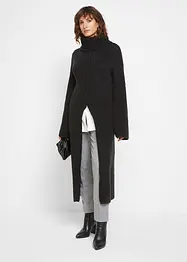 Long-Rollkragenpullover mit Tragevariante, bonprix