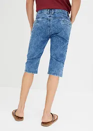 Long bermuda en jean stretch, Regular Fit, bonprix