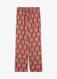 Bedruckte Palazzo-Hose mit Bequembund, bonprix