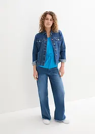 Crinkle-Tunika aus softer Viskose, bonprix
