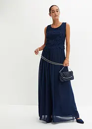 Robe longue à dentelle, bonprix