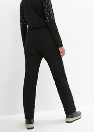 Pantalon thermique avec doublure polaire et taille élastiquée, imperméable, bonprix