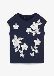 T-shirt à motif floral, bonprix