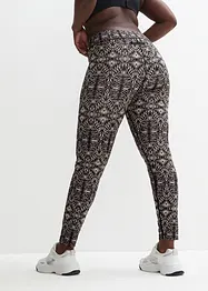 Sport-Leggings mit Print, schnelltrocknend, bonprix