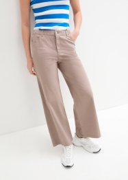 Pantalon twill avec jambes larges et taille confortable, bpc bonprix collection