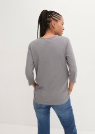 Umstandshirt aus Bio-Baumwolle, 3/4-Arm, bpc bonprix collection