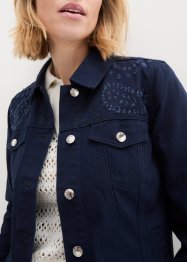 Veste à broderie ajourée, bpc selection