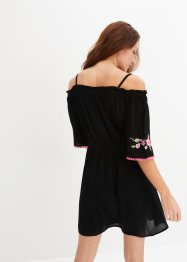 Cold-Shoulder-Kleid mit Stickerei, BODYFLIRT