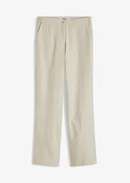 High-Waist-Hose aus Leinen-Viskose-Mix, bonprix