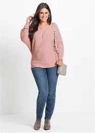 Oversize-Ripp-Pullover, bonprix