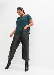 Bluse mit Spitze, bonprix