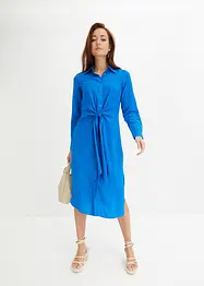 Robe midi à nouer sur le devant, bonprix