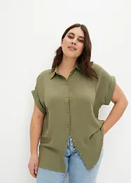 Bluse mit recyceltem Polyester, bonprix