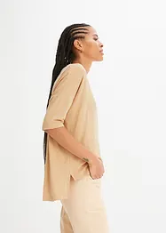 T-shirt boxy en viscose extensible, bonprix