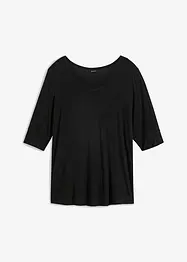 Rundhalsshirt aus softer Viskose, bonprix