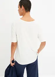 Rundhalsshirt aus softer Viskose, bonprix