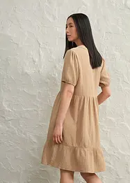 Oversized-Kleid aus Baumwoll-Musselin, bonprix