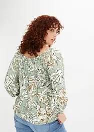 Blouse imprimée en viscose fluide, bonprix