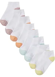 Kurzsocken mit Bio-Baumwolle (8er Pack), bonprix