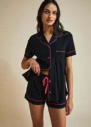 Pyjashort avec chemise boutonnée, bonprix