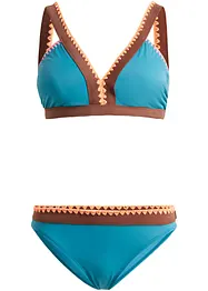 Triangel Bikini (2-tlg.Set) aus recyceltem Polyamid, bonprix