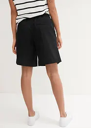 Bermuda mit Leinen, High Waist mit Bequembund, bonprix