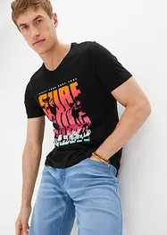 T-shirt en coton, Slim Fit, bonprix