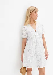 Kleid mit Lochstickerei, bonprix