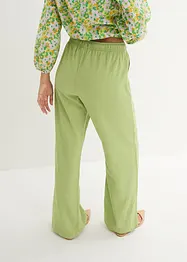 Pantalon palazzo en lin et viscose, bonprix