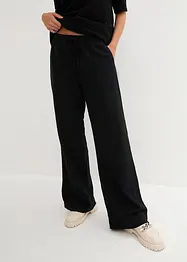 Pantalon palazzo en lin mélangé léger, bonprix