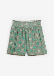 Bedruckte Crinkle-Shorts mit Gummibund, bpc bonprix collection