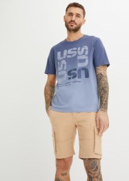 T-Shirt aus Bio-Baumwolle mit Farbverlauf, John Baner JEANSWEAR