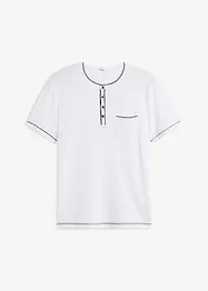 T-shirt col Henley manches courtes, bpc selection