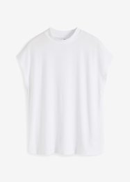T-Shirt mit Stehkragen, Kurzarm, bpc bonprix collection